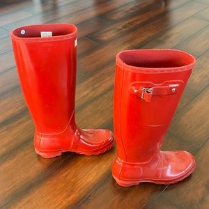 Hunter rain boots like new, size 6